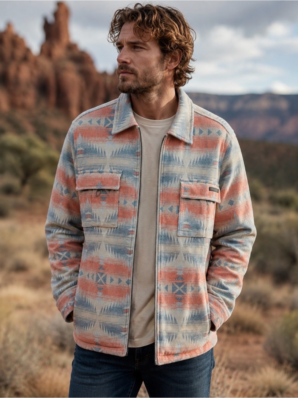 Civil Society Men's Salem Zip Shirt Jacket